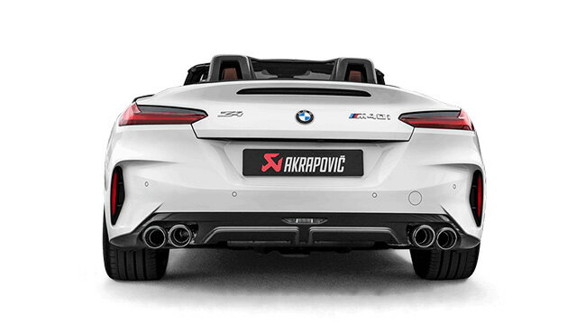 AKRAPOVIC チタンマフラー カーボンテール　Slip-On Line for BMW G29 Z4 M40I