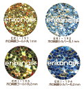 erikonail collection エリコネイル ジュエリーコレクション ERI-191/ERI-192/ERI-193/ERI-194ラメ・フィルム ホログラム レジン パーツ ケース ネイルパーツ 純銀