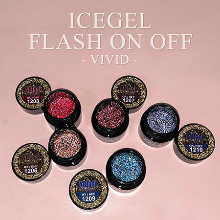 樂天商城 - アイスジェル ICE GEL A BLACK フラッシュジェル オンオフジェル 各3g