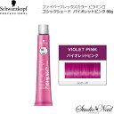 シュワルツコフ ファイバープレックスカラー ピラミンゴ ゴシックシェイド バイオレットピンク 80g おしゃれ染め