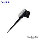 Vess ベス ヘアカラー用ブラシ＆コーム DY-500 (ストレート毛) ヘアダイコーム付ブラシ 馬毛 日本製 ハケ