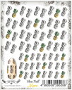 在庫一掃 最終値下げ メール便送料無料 写ネイル more ネイルシール ヴィンテージ パイナップル ブラック Vintage Pineapple (Black) MP-002