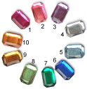 【訳あり・在庫処分品】在庫処分 多面カットエメラルドストーン 6×4mm