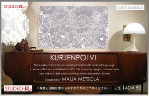 【marimekko】 マリメッコ ファブリックパネル ファブリックボード KURJENPOLVI(GL)/クルイェンポルヴィ[SIZE：W140×H90cm] 【北欧 ファブリック】