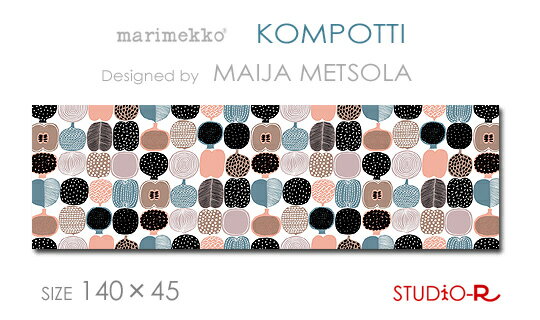 marimekko(ޥå)ڥե֥åѥͥ/ե֥åܡɡKOMPOTTI/ݥåƥ[SIZEW140H45]ƥ٤ޤڥݥåƥ