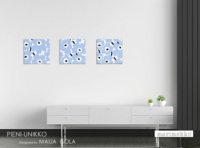 日本限定カラーファブリックパネル ファブリックボード marimekko マリメッコ PIENI-UNIKKO(LBL)ピエニウニッコ爽やかで清潔感のある印象。海や空のような清涼感を連想します。