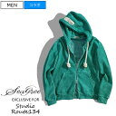 【定価26,400円(税込)】Seagreen × Studio Route134 -シーグリーン×スタジオルート134 　ビッグワッフルが大人の甘さを上品に醸す人気シリーズの最新作！コラボ別注マリンロープ付き ビックワッフルパーカー《Classic134》 ダークティファニー 鬼ワッフル 23S0846 メンズ