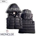 【定価205,700円(税込)】MONCLER モンクレール ジップロゴデザインでスポーティーなテイストで日常をアップデートするブランドロゴ入りダウンベストジャケット アウター ブラック 国内正規品/モンクレールジャパン CARDAMINE GILET I20911A0018154A81 メンズ