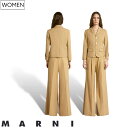 【定価149,600円(税込)】MARNI -マルニ- ゆったりしたシルエットが大人カジュアルを演出するユーモア溢れる1本!ウエストロゴで主張するトロピカルウ...