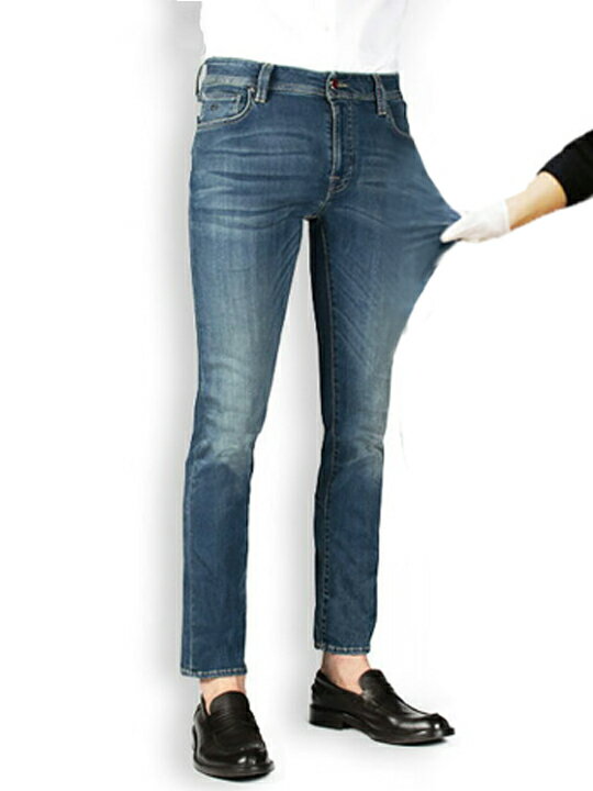 【定価42,900円(税込)】TRAMAROSSA トラマロッサ 驚くほどの履き心地！トラマロッサ史上最高のストレッチ！サルト仕立てのスーパーストレッチデニムパンツ！≪24.7≫-18month- 10071137 11271001 75171001 86071001 LEONARDO SLIM-レオナルド- スリムストレート メンズ