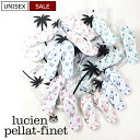 【定価8,800円(税込)】lucien pellat-finet ルシアンペラフィネ 発色豊かなカラーリングで眩い夏の日差しにも映えるスカル＆マリファナリーフ＆ブランドロゴ入りビーチサンダル！79501 3サイズ展開 日本製 ユニセックス 男女兼用 90308 0508