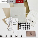 ブランド革財布（メンズ） 【定価50,600円(税込)】MARNI × SMILEY -マルニ×スマイリー- 　コンパクトなサイズ感が大人好み♪スマイリーデザインで大人の余裕を醸す3つ折りレザーウォレット　財布　コラボ　ブラック　0004U0 イタリア製　メンズ 1133