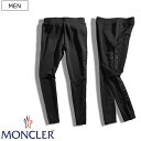 【定価97,900円(税込)】MONCLER モンクレール キャッチーな立体刺繍と美しいシルエットで魅せるアイコンワッペン付きスウェットパンツ ジャージ テー...