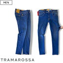 【定価48,400円(税込)】TRAMAROSSA トラマロッサ トラマロッサ史上最高のストレッチに裏起毛でポカポカ！サルト仕立てのスーパーストレッチ裏起毛デニムパンツ！≪24.7 Super Stretch≫ 54971006 MICHELANGELO MODEL ミケランジェロ インディゴブルー イタリア製 メンズ