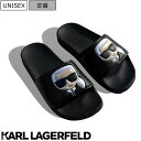 【定価14,300円(税込)】KARL LAGERFELD カール ラガーフェルド デザイナー自身がモデルとなったアイコニックなアートモチーフがポイント!シャワ...