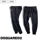 【定価119,900円(税込)】DSQUARED2 ディースクエアード 楽な履き心地で快適にお洒落を楽しめるジョガーパンツの最高峰！薄手のタフタナイロン素材テーパードパンツ 80’STechno Nylon Jogging Pant リラックス スウェット ジャージ ブラック S71KB0619 イタリア製