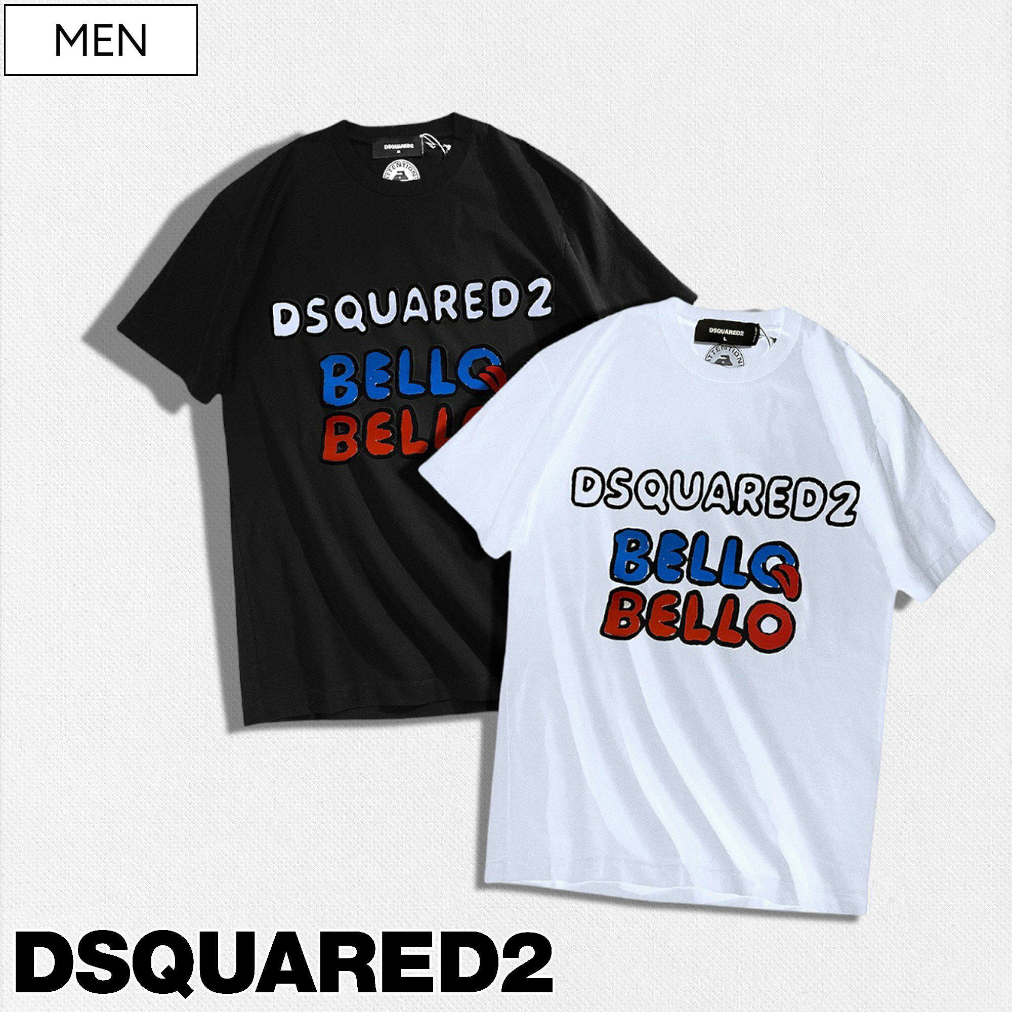 【定価46,200円(税込)】DSQUARED2 ディースクエアード　ウィットに富んだらしさ溢れる1着♪ キャッチーなイラストが描かれた