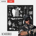 【定価96,800円(税込)】AMIRI -アミリ- 滑らかな手触りと注目度抜群のデザインが魅力的!シルクスカーフ ストール WES LANG ALL OVER...