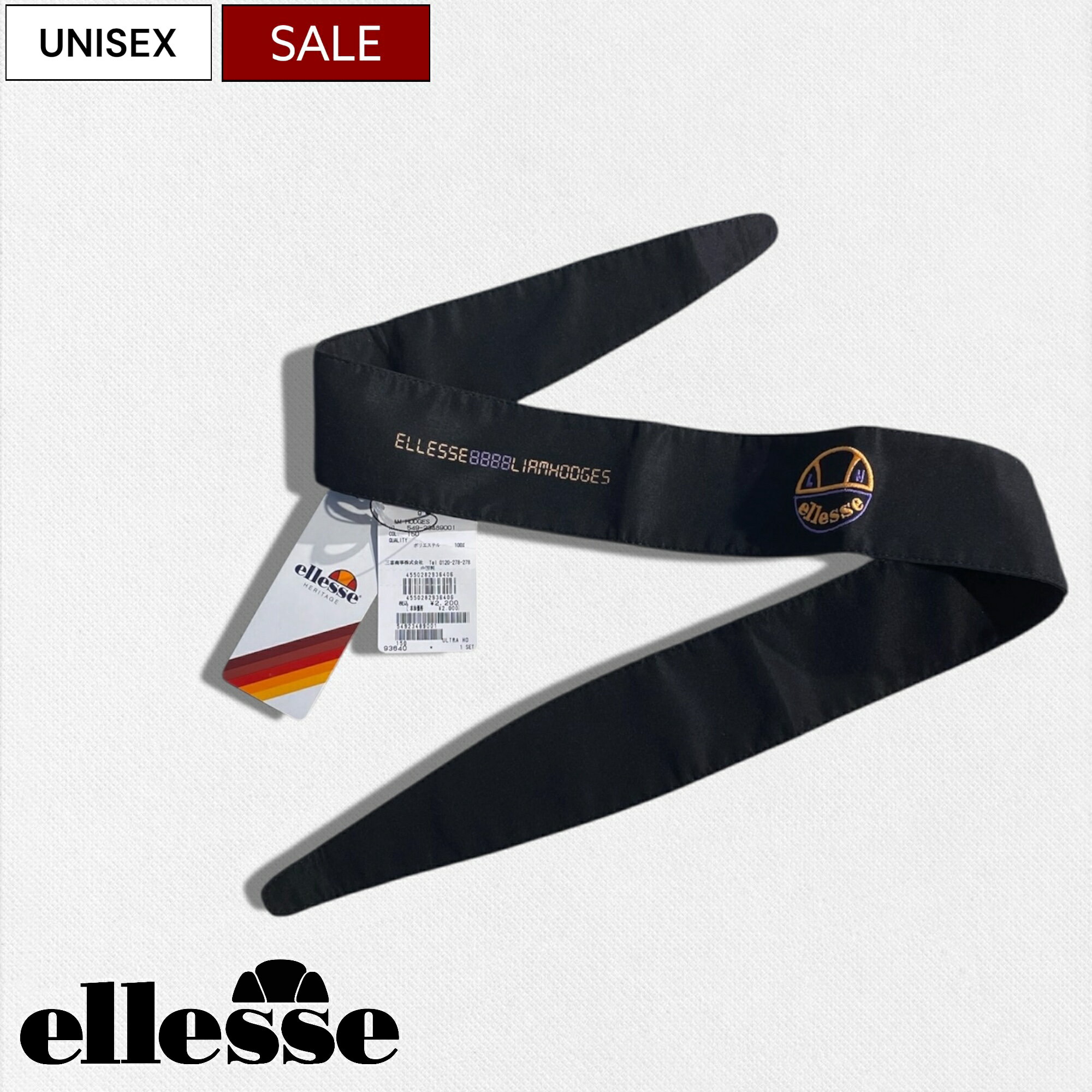 【定価2,200円(税込)】ellesse -エレッセ- さり気なく主張してくれる バンダナ ヘッドアクセ ヘッドバ..