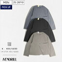 【定価38,500円(税込)】Mendrill × N.HOOLYWOOD COMPILE メンドリル × N.ハリウッド コンパイル 両ブランドの感性と美学が際立つコラボレーション!ノーカラージャケット カラーレスジャケット チャイナボタン ストレッチ MD15BL03 メンズ