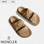 97,900(ǹ)MONCLER󥯥졼 饰奢꡼奢ФǾΥ쥬󥹡֥ɥ󥴡ɥդ ɥ쥶 BELL SANDAL åݥ ܳ ׷  ӳ ١ J109B4L00090M4116 