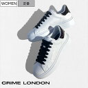 【定価36,300円(税込)】CRIME LONDON クライムロンドン ラグジュアリーでヌケ感溢れる足元を演出♪ベーシックながらトレンドを意識したロゴ入りレザ...