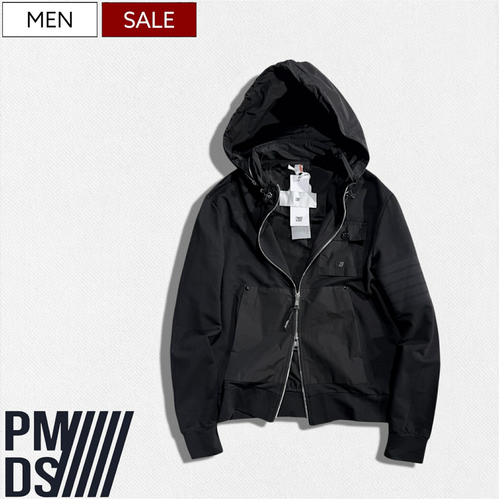 リラックス感と機能的なディテールを融合させた、大人のためのハイブリッドブルゾン