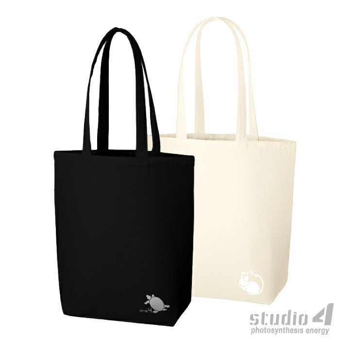 Rakuten - studio4 ［アイコンカスタム］トートバッグ ブラック ナチュラル［ギフト対応］［送料無料］［ポイント2倍］