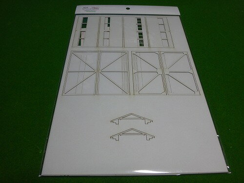 16番ゲージ用組立キット　地方によくある跨線橋　タイプA　　1線路跨線橋セット（単線用跨線橋）幅83．..