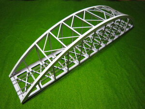 Nゲージ：製品版組立キット 複線アーチ橋ローゼタイプ(496mm)