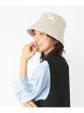 【SALE/50%OFF】【抗菌防臭】リネン混キラキラハット studio CLIP スタディオクリップ 帽子 ハット ゴールド ブラック【RBA_E】[Rak...