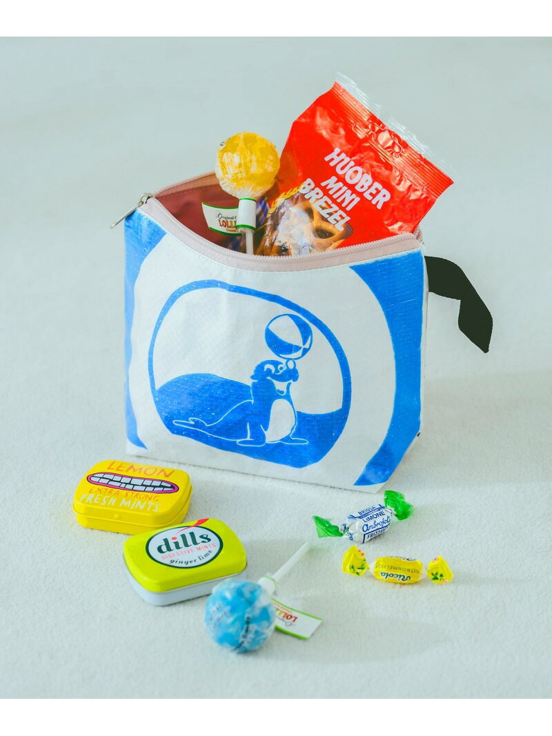 【SALE／30%OFF】ベトナムリメイク船形ポーチM studio CLIP スタディオクリップ 財布・ポーチ・ケース ポーチ ブルー レッド【RBA_E】[Rakuten Fashion]のサムネイル