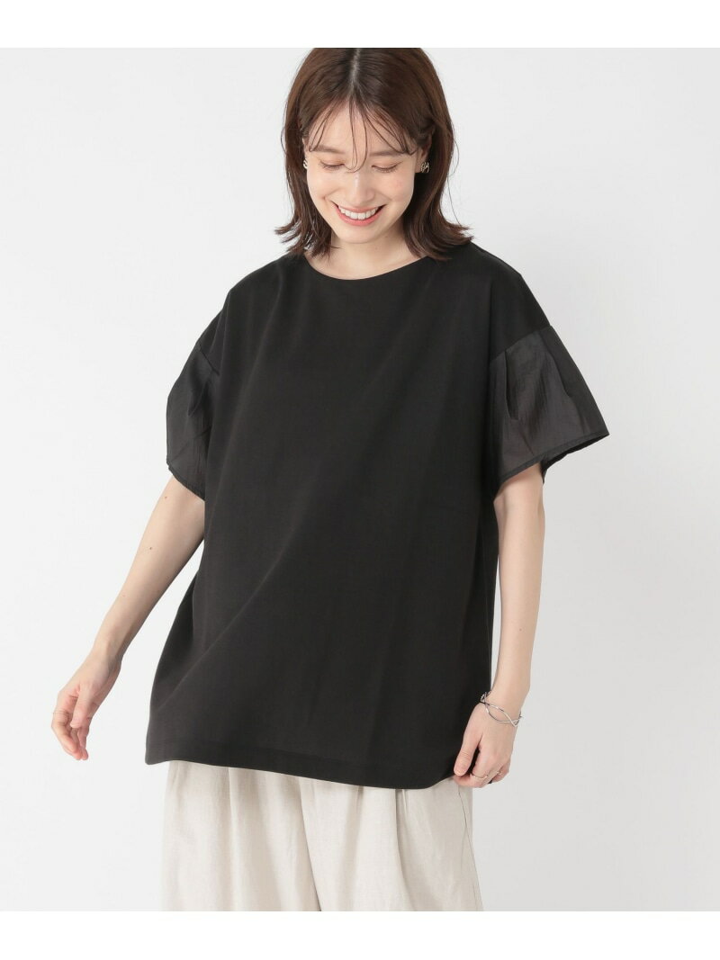 Rakuten - 【SALE／70%OFF】ダブルフロント袖切り替えチュニックプルオーバー studio CLIP スタディオクリップ トップス カットソー・Tシャツ ホワイト ネイビー ブラック【RBA_E】[Rakuten Fashion]
