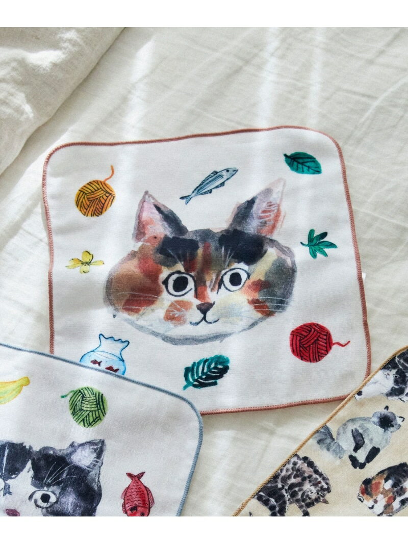 タオルハンカチ[うちの猫博] studio CLIP スタディオクリップ ファッション雑貨 ハンカチ・ハンドタオ..