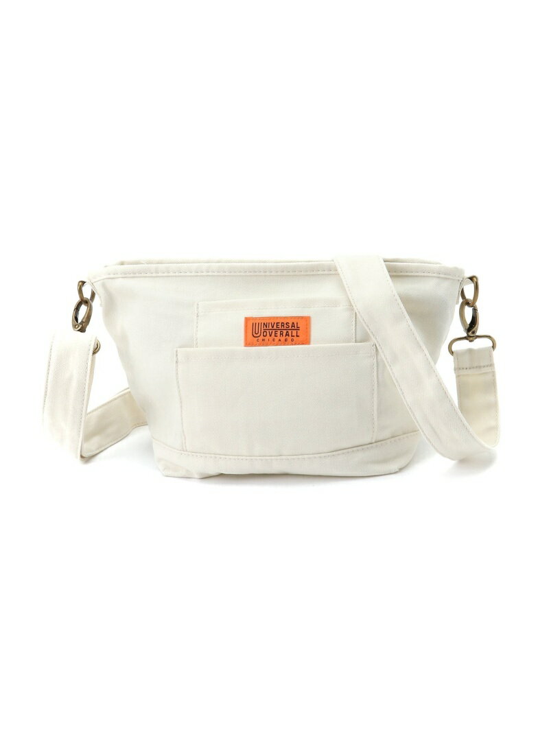 【SALE／50%OFF】《UNIVERSAL OVERALL》/ヘリンボンショルダーバッグ UNIVERSAL OVERALL スタディオクリップ バッグ ショルダーバッグ ホワイト イエロー ネイビー【RBA_E】[Rakuten Fashion]のサムネイル
