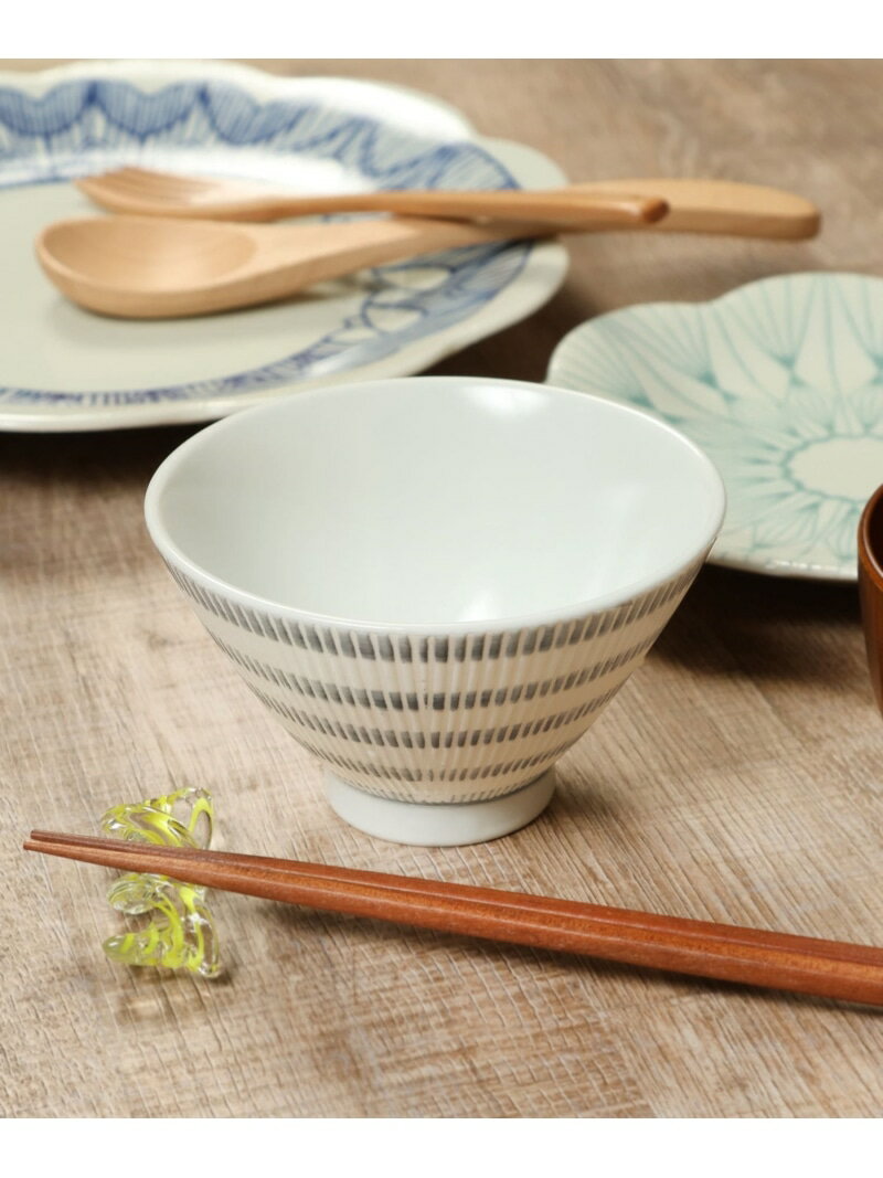 Rakuten - 波佐見焼勲山窯 ボーダー茶碗 studio CLIP スタディオクリップ 食器・調理器具・キッチン用品 食器・皿 イエロー グレー[Rakuten Fashion]