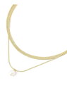 【SALE/50%OFF】スネーク2連パールネックレス studio CLIP スタディオクリップ アクセサリー・腕時計 ネックレス シルバー ゴールド【RBA...
