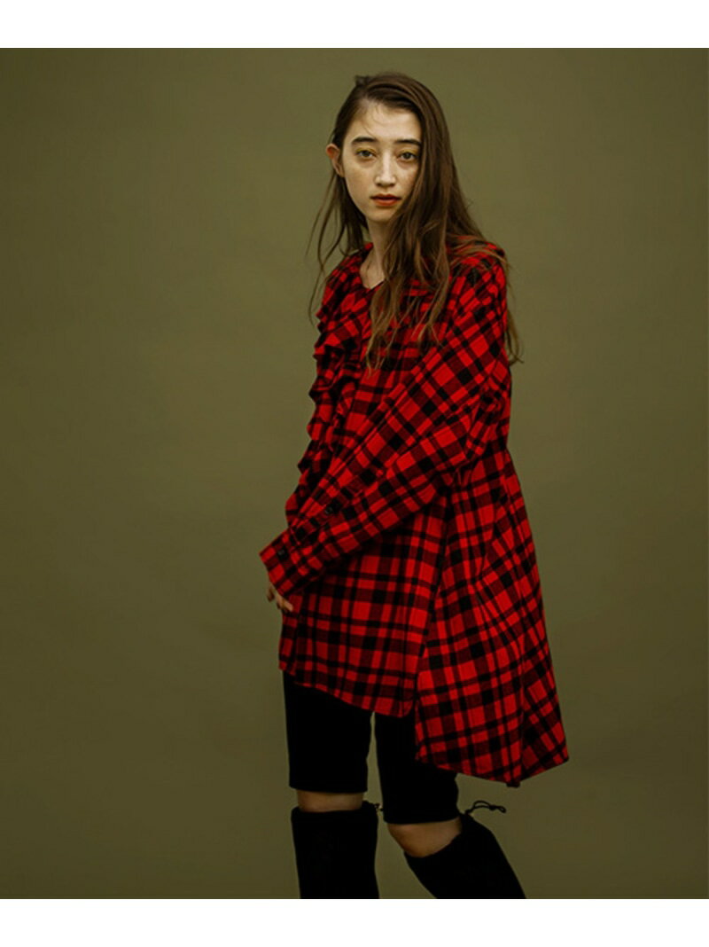 【金原広和さんコラボ】細コールアソートフリルチュニックシャツ studio CLIP スタディオクリップ トップス シャツ・ブラウス ホワイト【送料無料】[Rakuten Fashion]