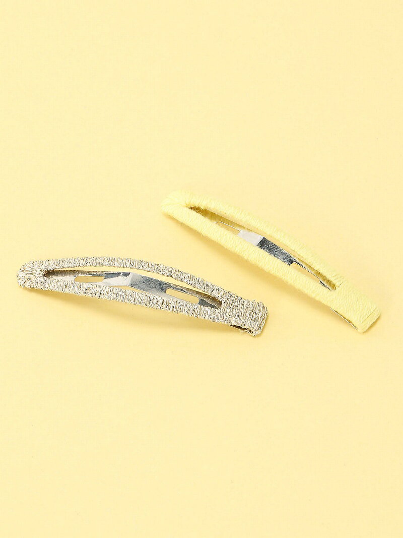 【SALE／50%OFF】2セットカラーラメヘアピン studio CLIP スタディオクリップ ヘアアクセサリー バレッタ・ヘアクリップ・ヘアピン イエロー ブルー グリーン【RBA_E】[Rakuten Fashion]