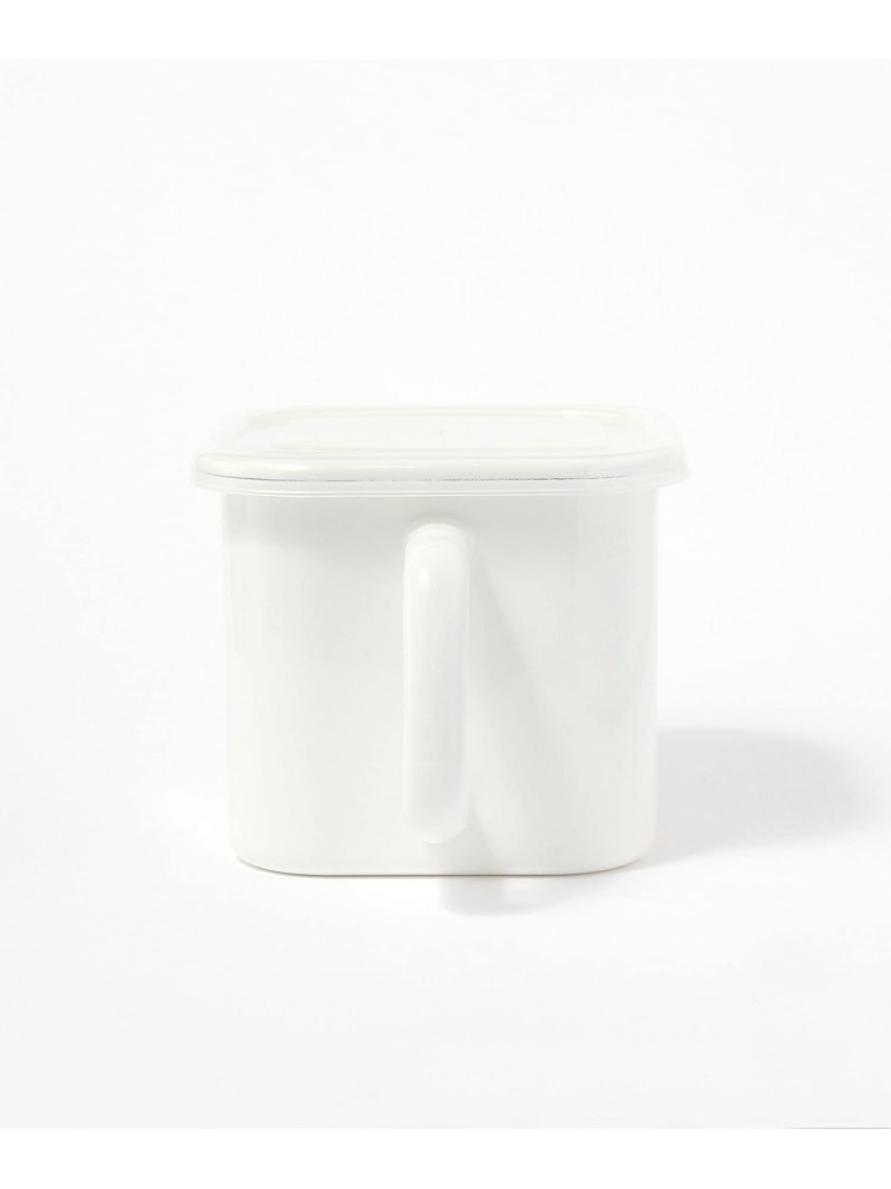 ホーロースクエアポット《PUDDING BEFORE DINNER》 studio CLIP スタディオクリップ 食器・調理器具・キッチン用品 その他の食器・調理器具・キッチン用品 ホワイト[Rakuten Fashion] studioclip-10030951 studio CLIP/スタディオクリップ サンプル画像3