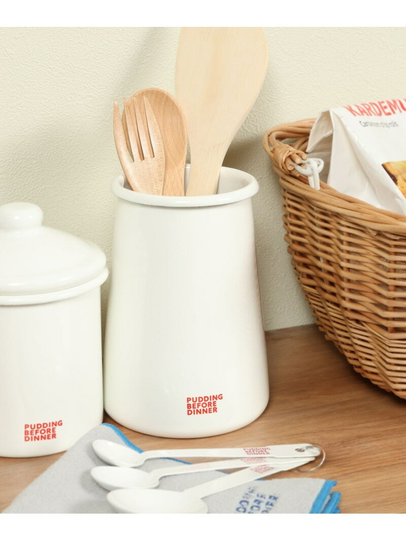 Rakuten - ホーローツールスタンド《PUDDING BEFORE DINNER》 studio CLIP スタディオクリップ 食器・調理器具・キッチン用品 その他の食器・調理器具・キッチン用品 ホワイト[Rakuten Fashion]