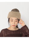 【SALE/50%OFF】ウール混フェイクファーニットワッチ studio CLIP スタディオクリップ 帽子 ニット帽・ビーニー ホワイト グレー ブラウン【...