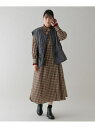 【SALE/50%OFF】《natural by clip》ポプリンフリルカラーワンピース natural by clip スタディオクリップ ワンピース・ドレ...