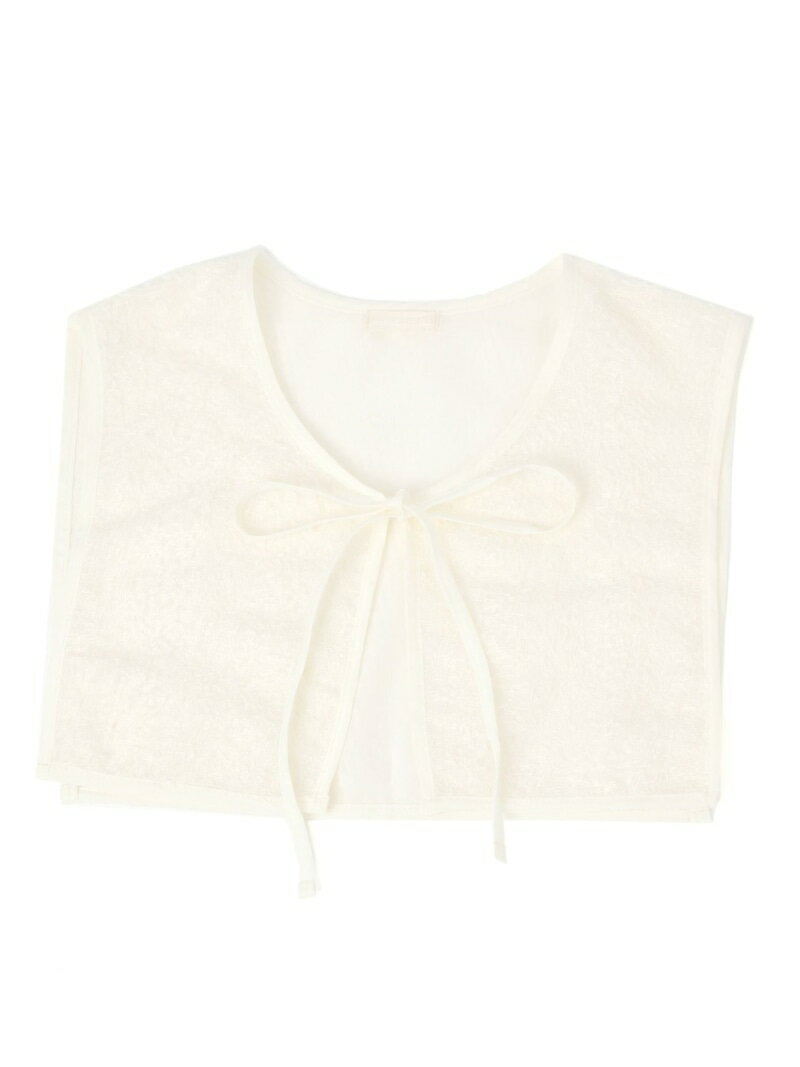 ふわふわケープ付け襟 studio CLIP スタディオクリップ ファッション雑貨 付け襟 ブラック ベージュ[Rakuten Fashion]