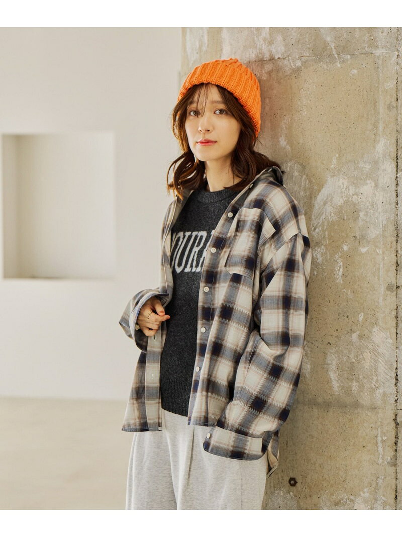 Rakuten - 【SALE／50%OFF】オンブレチェックオーバーサイズシャツ studio CLIP スタディオクリップ トップス シャツ・ブラウス ブラウン ブラック ホワイト ブルー オレンジ【RBA_E】[Rakuten Fashion]