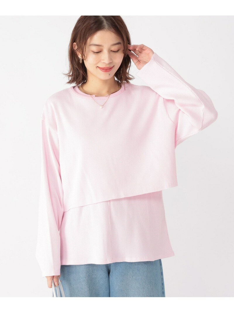 Rakuten - 【SALE／71%OFF】【4WAY】ベスト×ショート丈プルオーバーセットトップス studio CLIP スタディオクリップ トップス カットソー・Tシャツ グリーン ピンク グレー【RBA_E】[Rakuten Fashion]