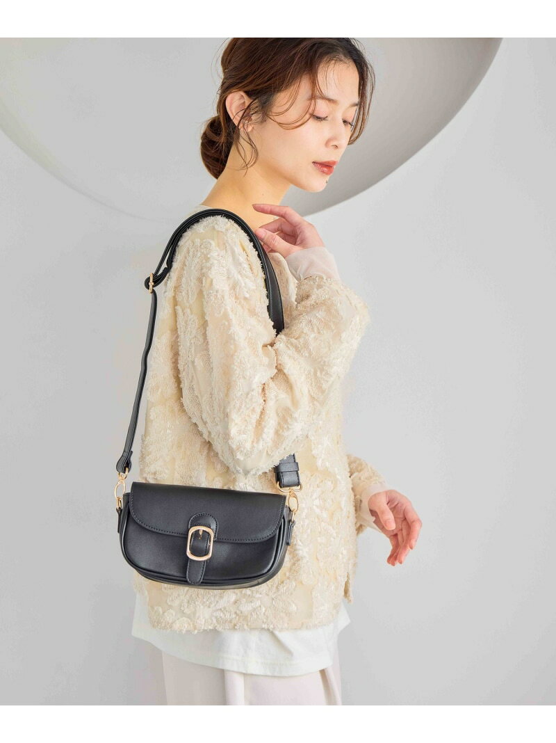 Rakuten - 【SALE／50%OFF】合皮フラップミニショルダーバッグ studio CLIP スタディオクリップ バッグ ショルダーバッグ ブラウン レッド ブラック【RBA_E】[Rakuten Fashion]