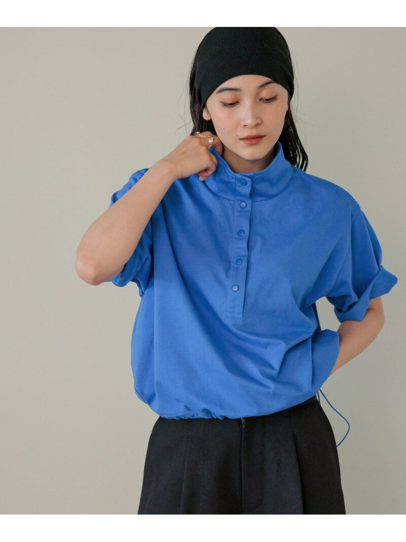 Rakuten - 【daily CLIP】スタンドドロストTシャツ daily CLIP スタディオクリップ トップス カットソー・Tシャツ ブルー グレー グリーン【送料無料】[Rakuten Fashion]
