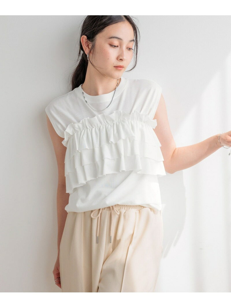 【SALE／50%OFF】【daily CLIP】ひんやりビスチェTシャツ daily CLIP スタディオクリップ トップス カットソー・Tシャツ グレー ホワイト ブラウン【RBA_E】[Rakuten Fashion] studioclip-10032155 studio CLIP/スタディオクリップ サンプル画像2