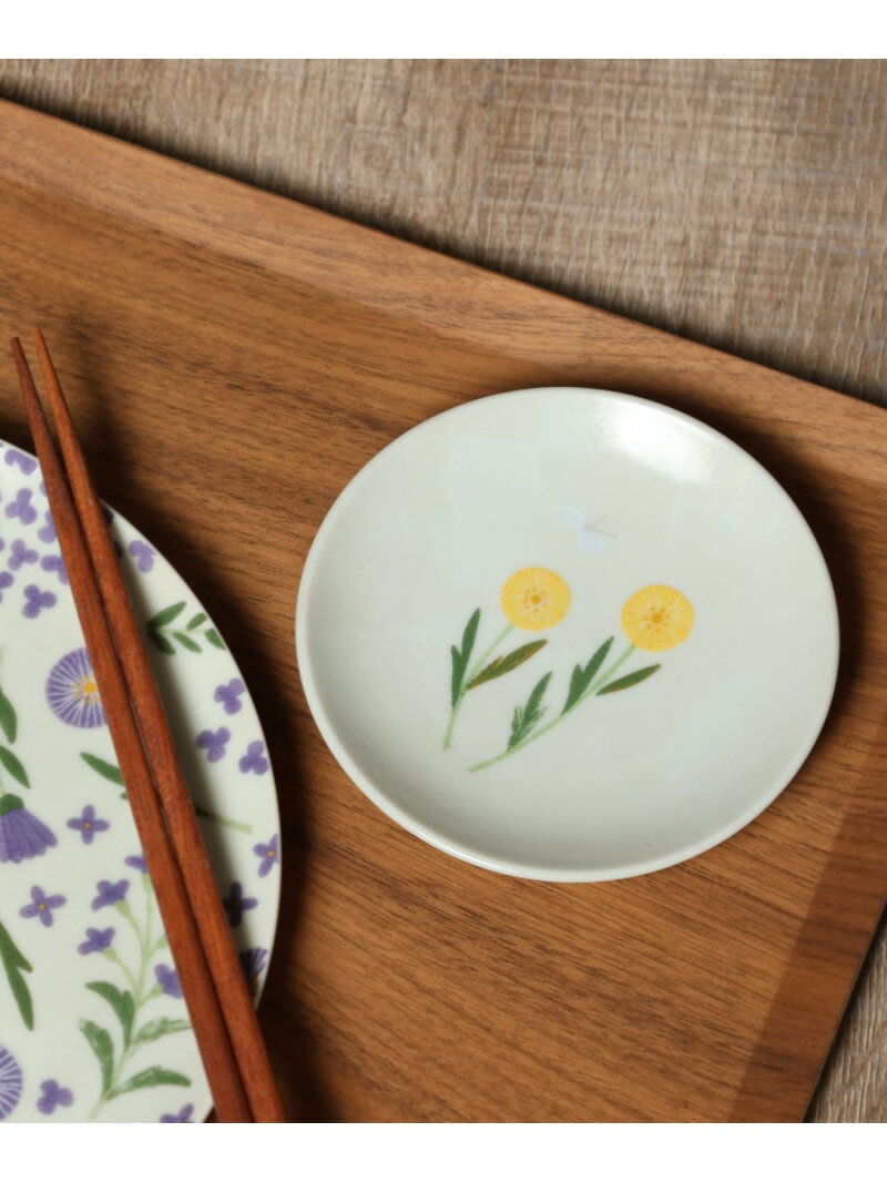 Rakuten - 浅野みどり 九谷焼プレート10.5cm studio CLIP スタディオクリップ 食器・調理器具・キッチン用品 食器・皿 イエロー パープル[Rakuten Fashion]
